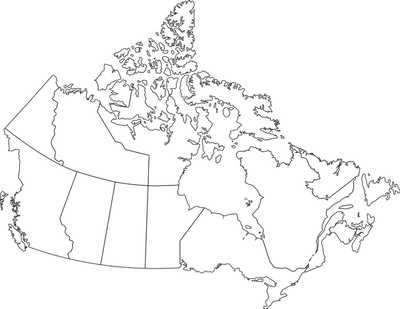 A map of canada