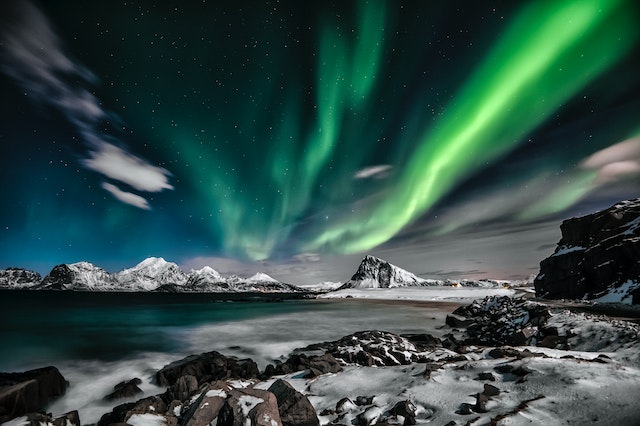 image of the northern lights